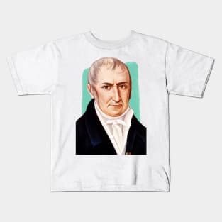 Italian physicist Alessandro Volta illustration Kids T-Shirt